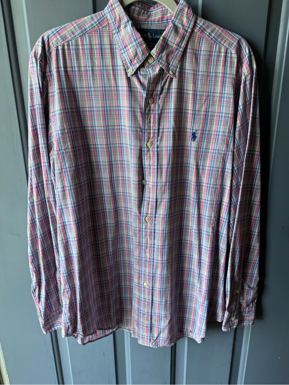 Ralph Lauren Men's Multi-Color Plaid Button-Down Shirt